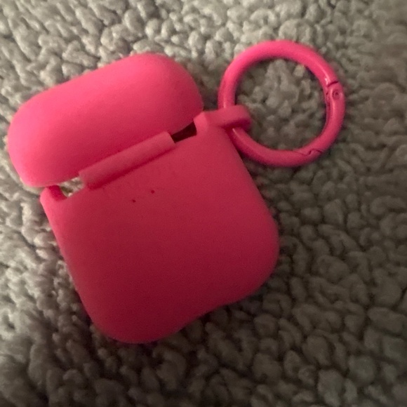 Apple AirPods (1/2 Generation) Recycled Silicone Case with Clip - heyday™ Neon P - Picture 6 of 7